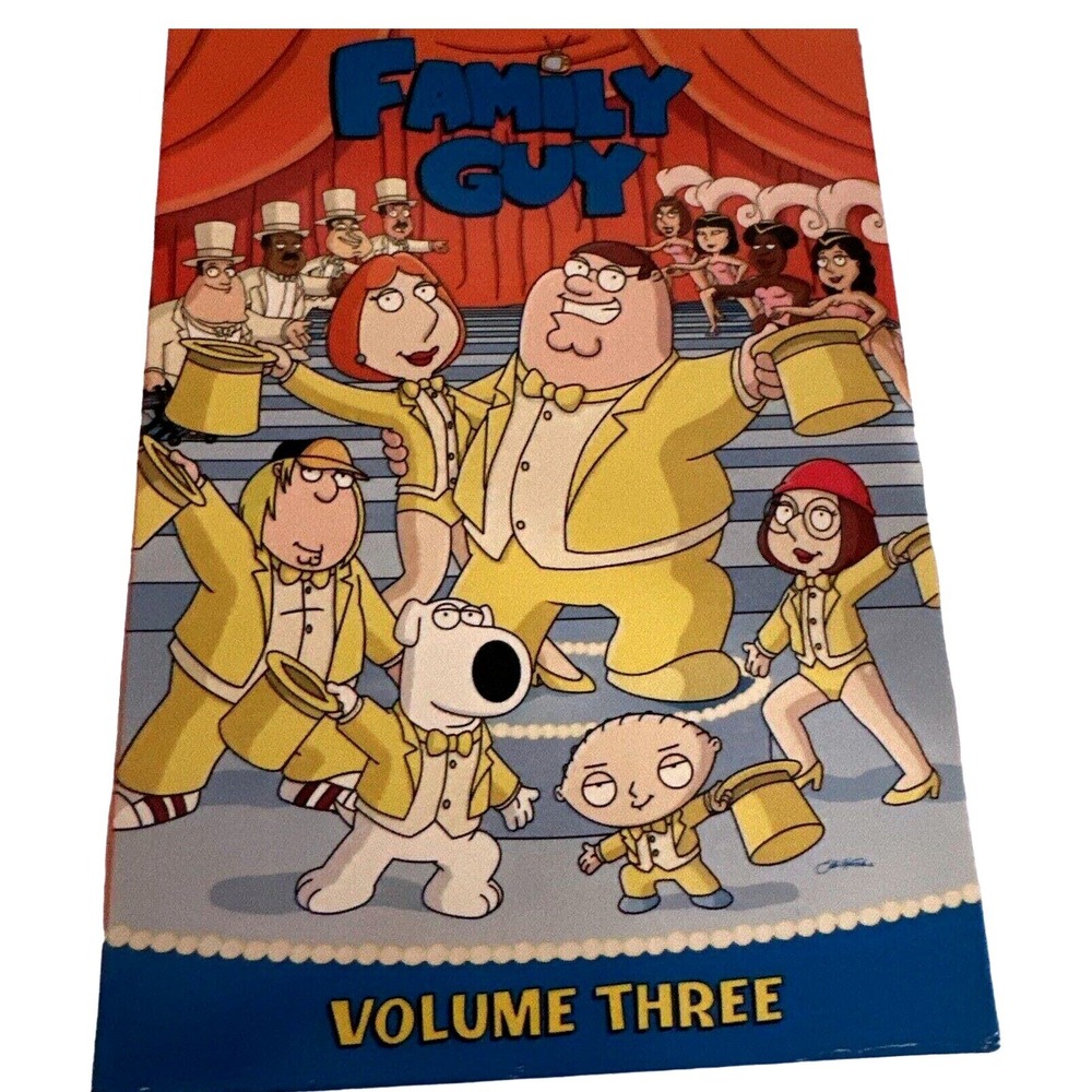 Family Guy Volume Three DVD 3 Set 13 Episodes 20th Century Fox Animated Series